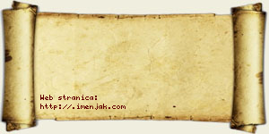 Andjelina Ćosić vizit kartica